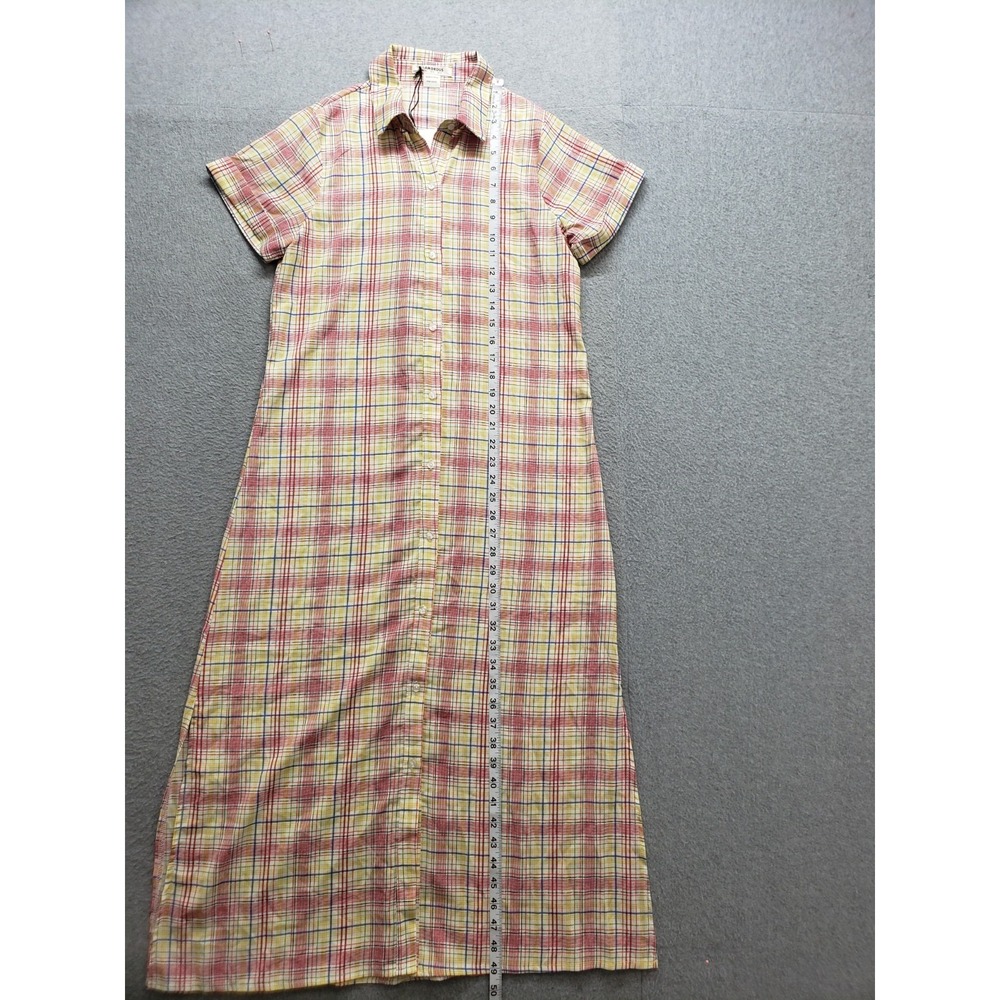 Glamorous Women Shirt Dresses 4 Multicolor Striped Button Front Collared Casual - Picture 6 of 15